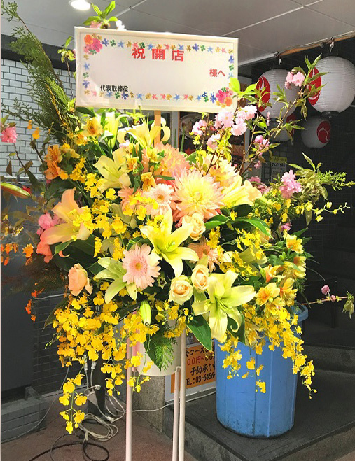 スタンド花一段15,000円