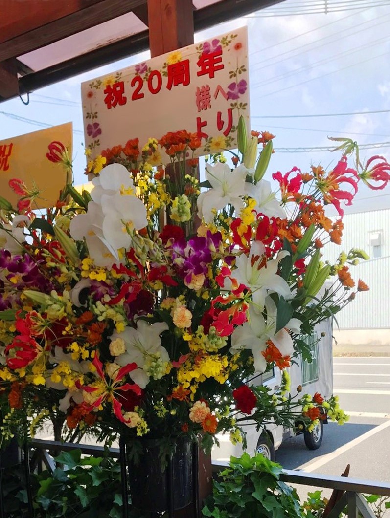 スタンド花一段15,000円