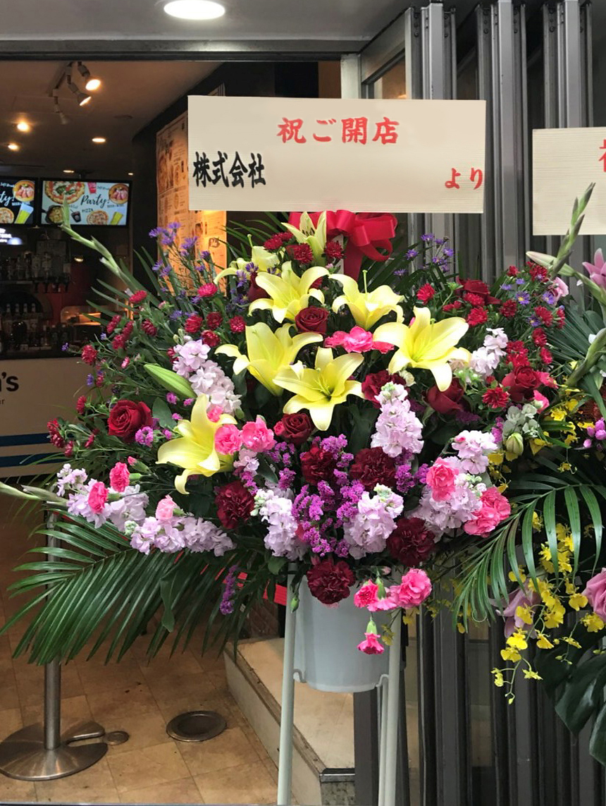 スタンド花一段 15,000円 