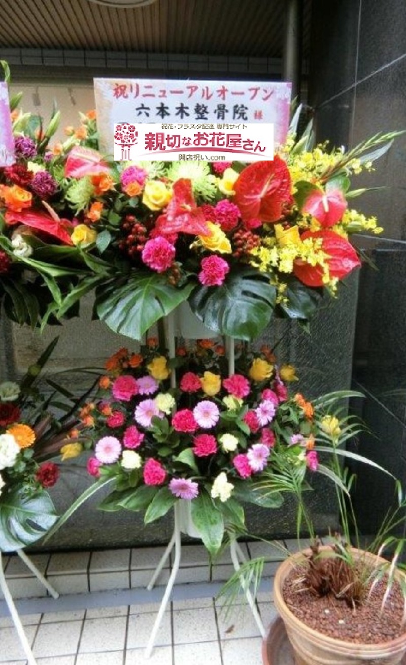 東京都港区西麻布 開店祝い スタンド花 フラスタ 六本木整骨院様 親切なお花屋さん 開店祝い Com 東京都港区西麻布 開店祝い スタンド花 フラスタ 六本木整骨院様 親切なお花屋さん 開店祝い Com