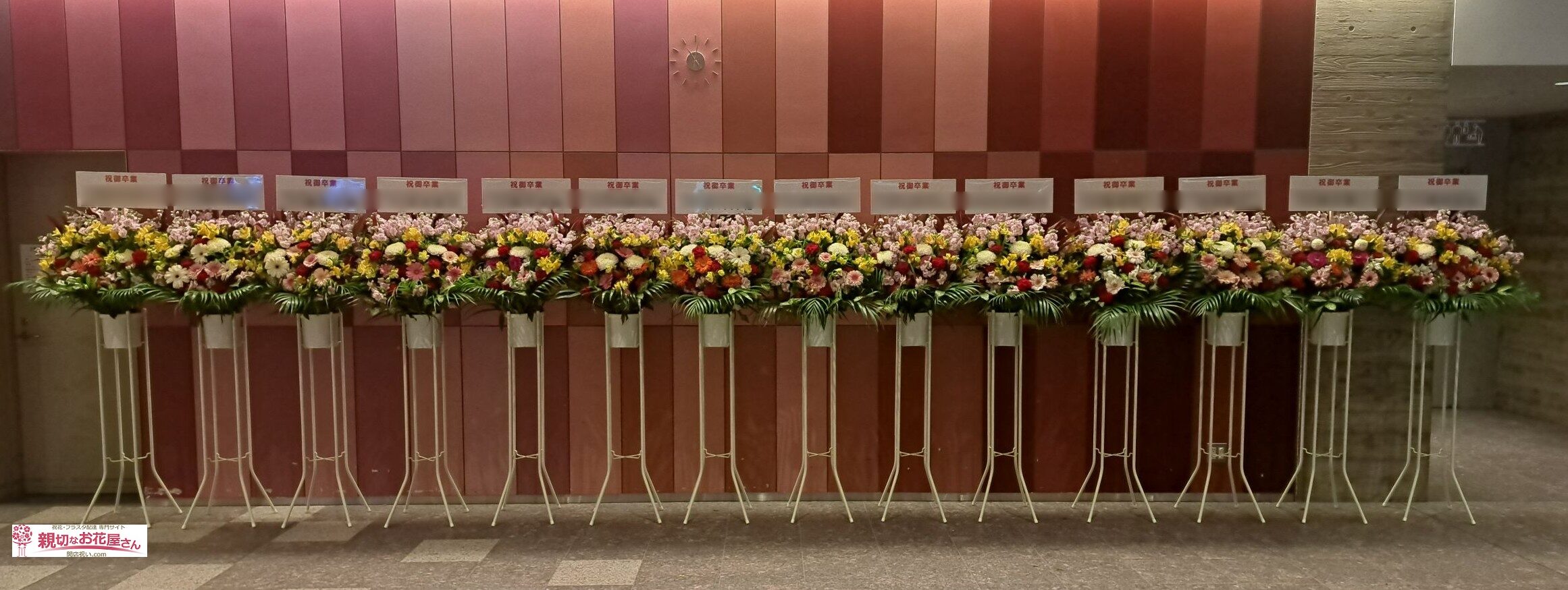 お祝花 スタンド花・胡蝶蘭 一括おまとめ複数基のご注文 開店・移転 